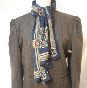 Vintage Wool Sergio Valente Suit SZ16